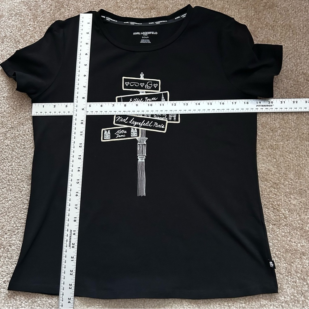 Karl Lagerfeld Short Sleeve Graphic Tee - Picture 6 of 8